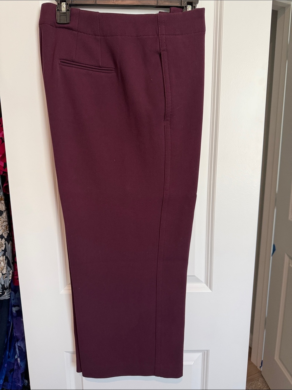 Ann Taylor Women’sDress Pants in Burgundy - wide leg